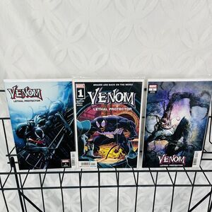 Venom Lethal Protector 1 & Sienkiewicz, Francesco Manna Variants Lot Marvel 2022